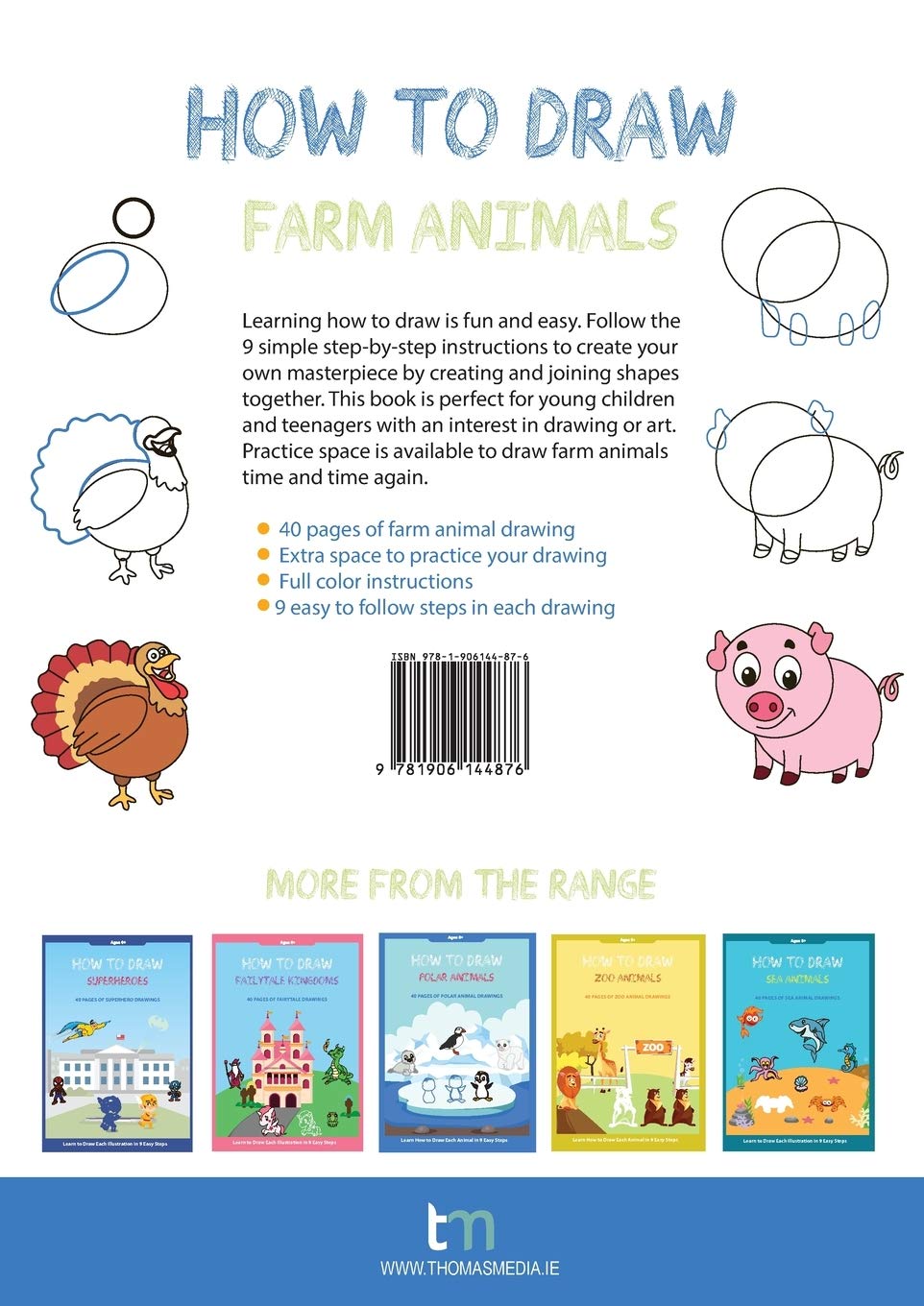 How to Draw Farm Animals Step by Step for kids and Beginner Adults