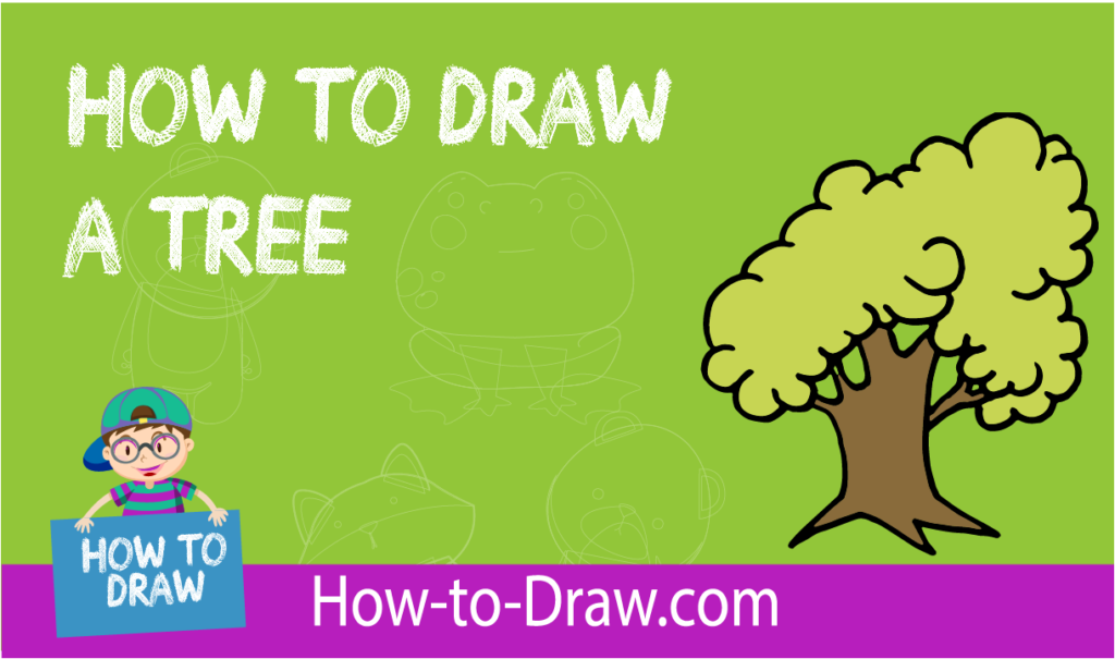 How to Draw a Tree step by step for kids - Video Tutorial